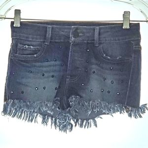 No bounderies jean cut-off shorts studed size 5